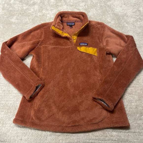 Patagonia Jackets & Blazers - Patagonia Womens Bronze Re-Tool Snap T Jacket Fleece Size Women's medium